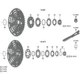 Shimano Spares CS-M9200 spacer 1.95 mm
